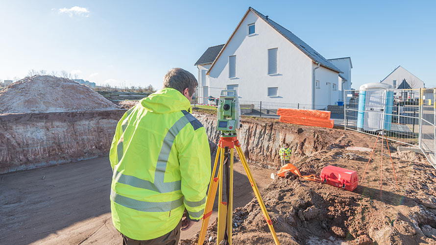 Baustellenvermessung